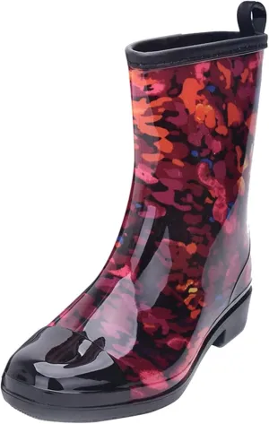 Womens Rain Boots Knee High Mens Grounded Footwear Booties And Ankle Boot Heels Slip On Barefoot Shoes Womens Rain Boots Waterproof Platform Rubber Chelsea Boots